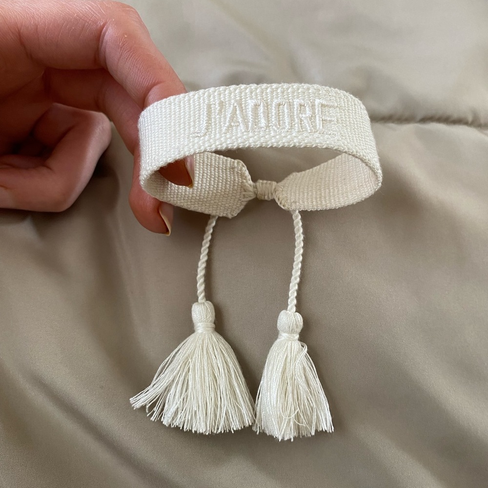 Christian Dior woven thread bracelets